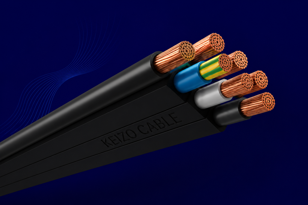 لوگو کیزو کابل - کابل آسانسور Keizo Cable